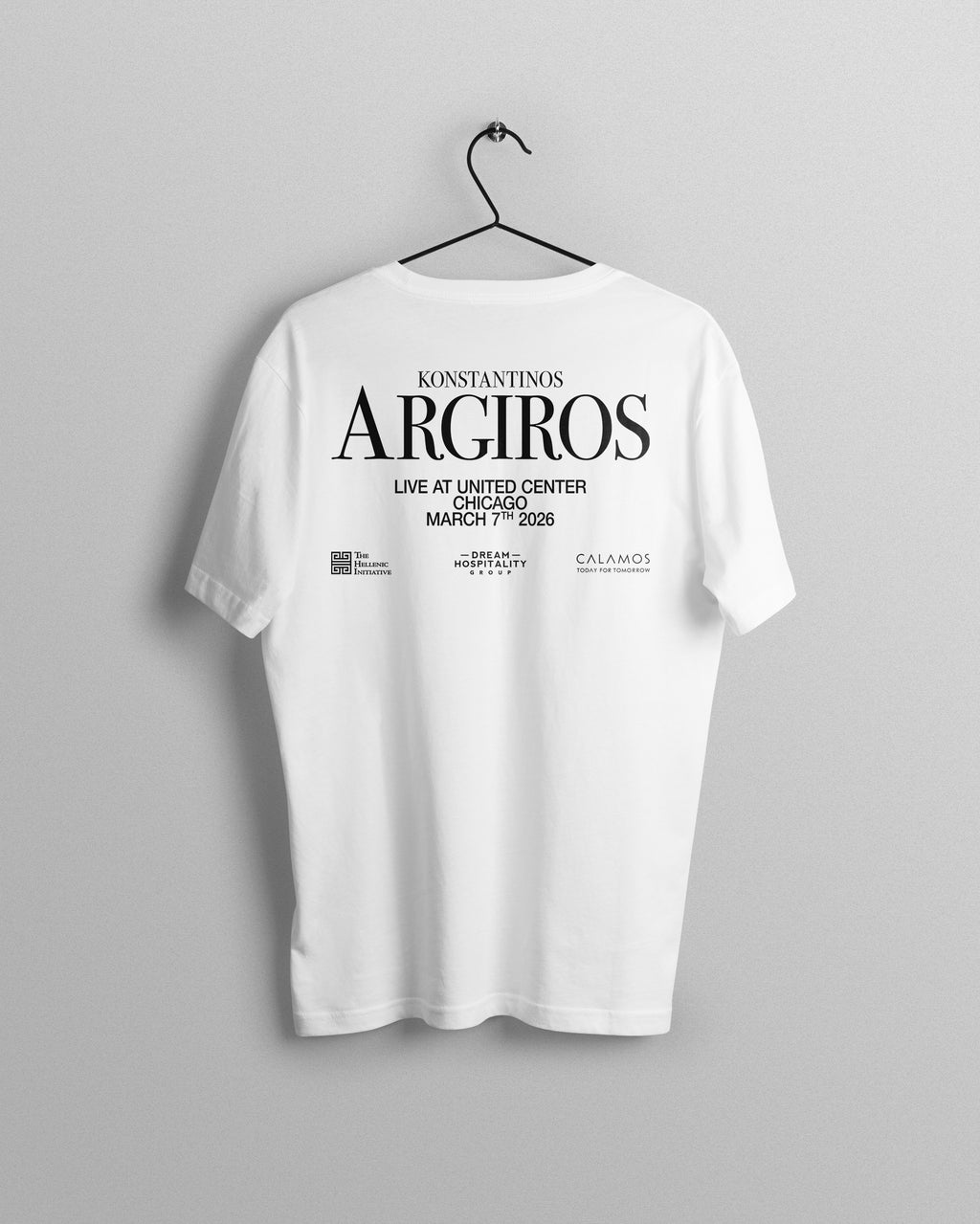 Konstantinos Argiros – Chicago 2026 Limited Edition (White)
